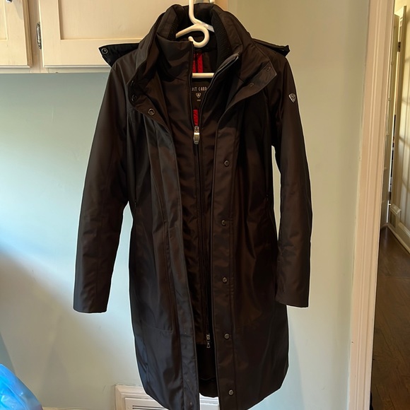 Post Card Full Length Down Winter Coat with Hood - Picture 3 of 10